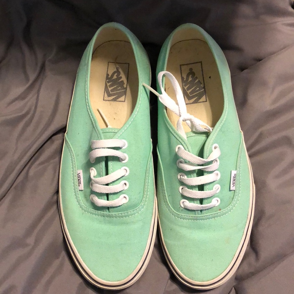Sea foam authentic vans